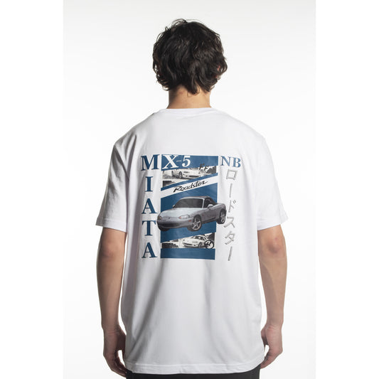 Mazda MX5 NB White Tee