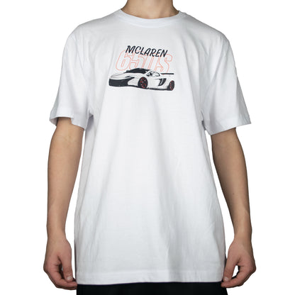 Mclaren 650S Widebody White Tee
