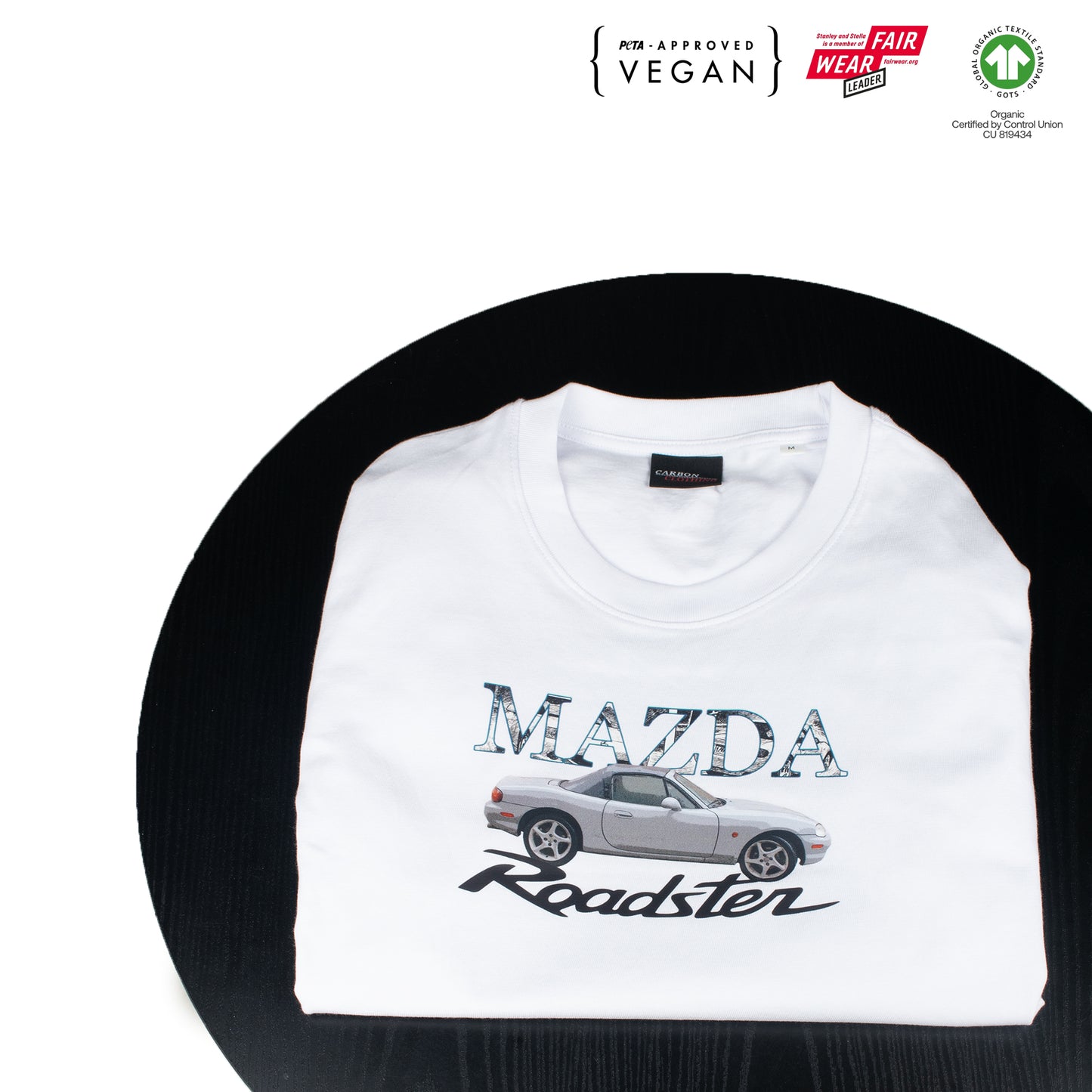 Mazda MX5 NB White Tee