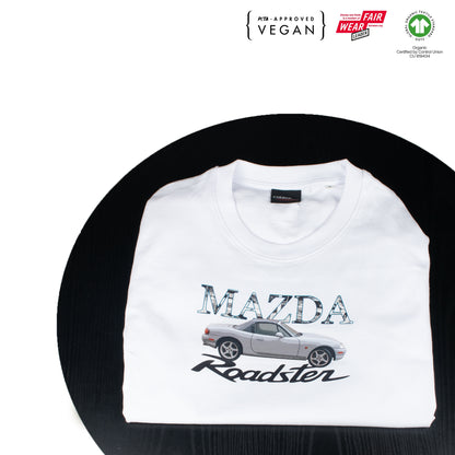 Mazda MX5 NB White Tee