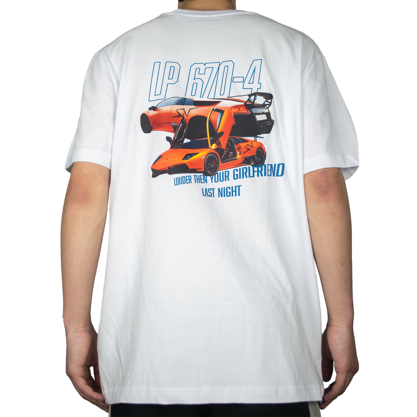 Lamborghini Murcielago SV White Tee