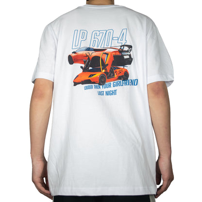 Lamborghini Murcielago SV White Tee