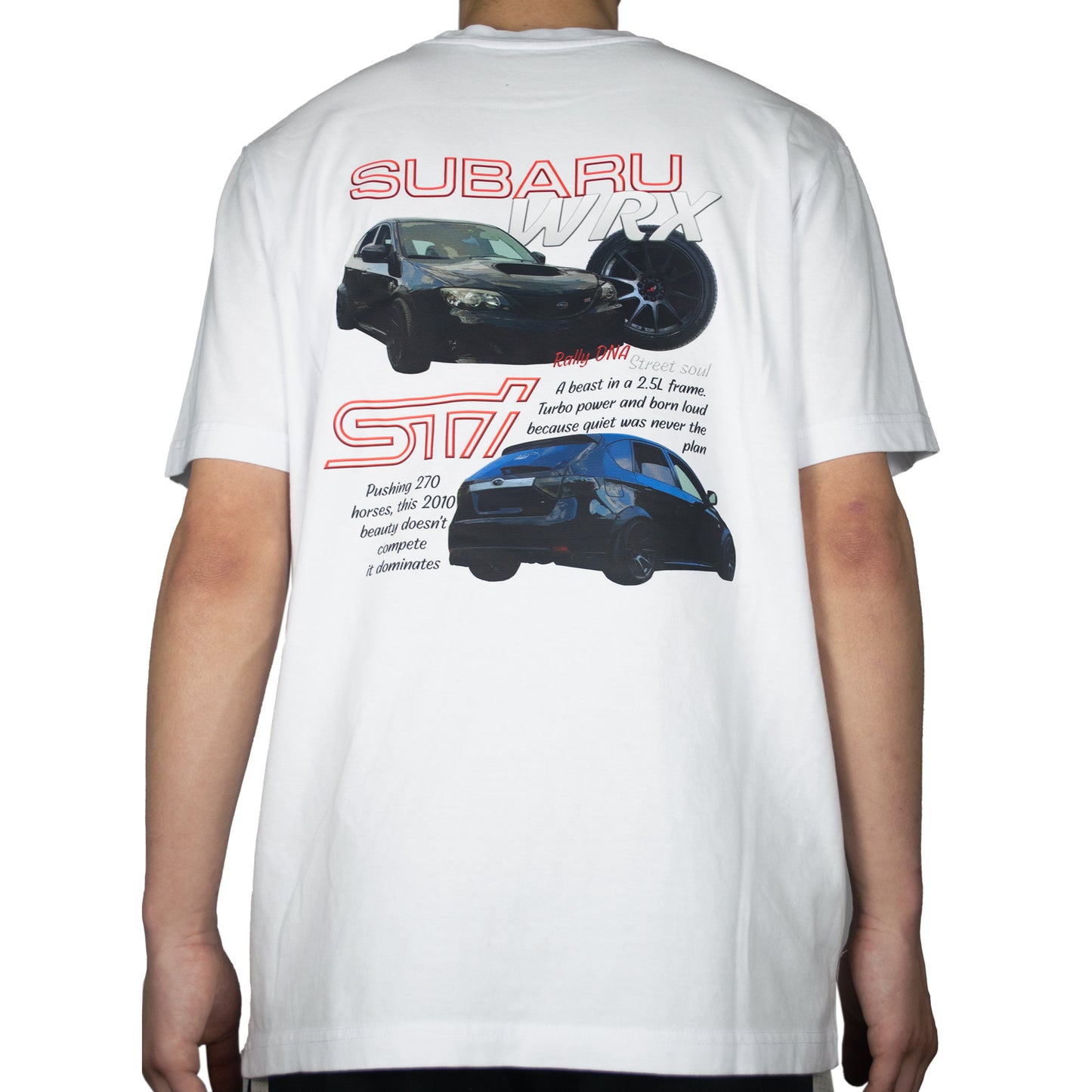Subaru WRX STI  White Tee